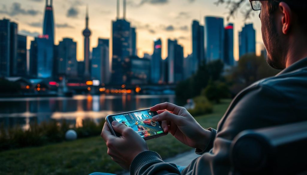 mobile gaming experience
